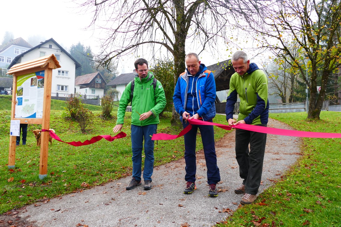 Naherholungsgebiet Auszeitsteig Zinkgraben wurde feierlich eröffnet