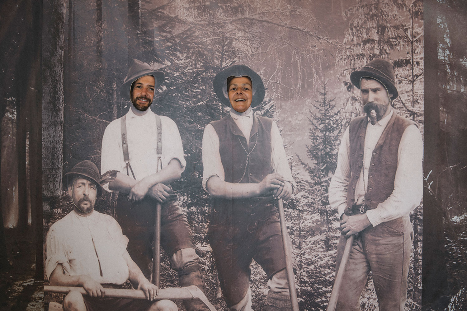 Holzknecht, Flösser und Köhler Holzknecht, Flösser und Köhler